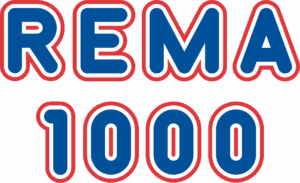 Rødt og blå reklameplakat for REMA 1000 med pris på 10 kr.